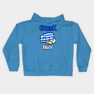 Greek Boy. Cool Greek Kid Kids Hoodie